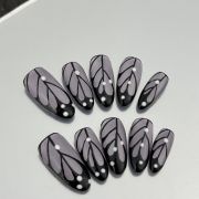 Wujasmine Press on nails Butterfly Dream